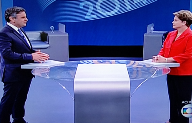 Dilma e Aécio participam do último debate do segundo turno