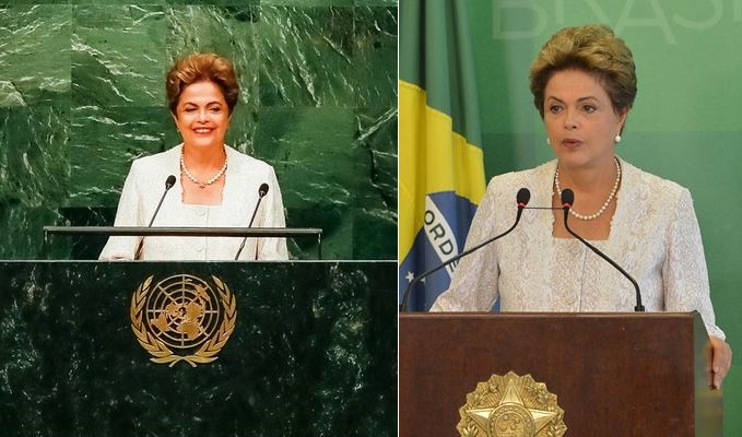Dilma usa a mesma roupa em menos de uma semana