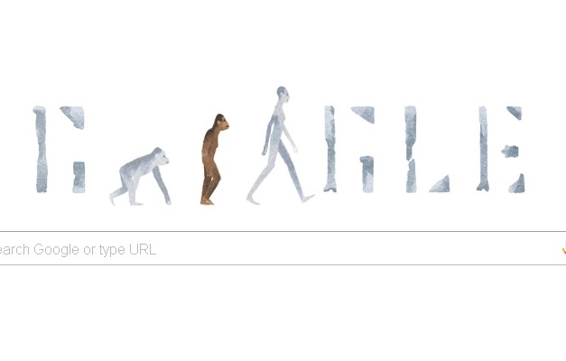 Doodle do Google presta homenagem pela descoberta do fóssil Lucy