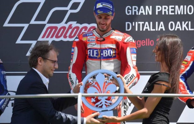 Dovizioso vence etapa italiana da MotoGP; Rossi chega em 4º