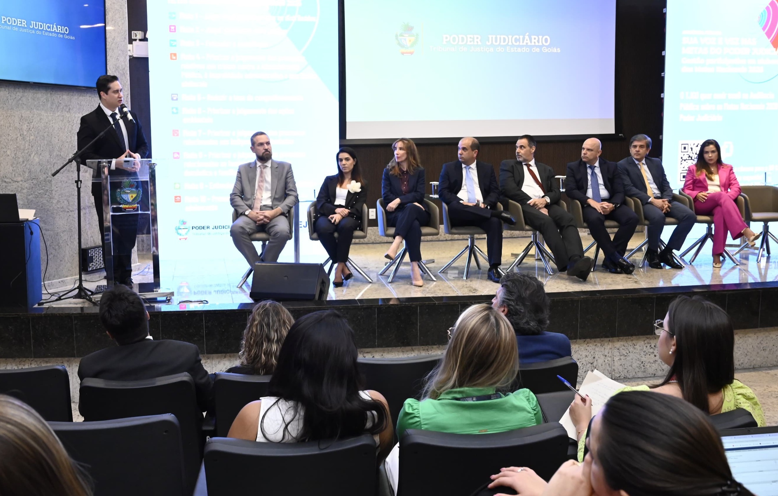 DPE-GO participa de audiência pública sobre as metas do Poder Judiciário 