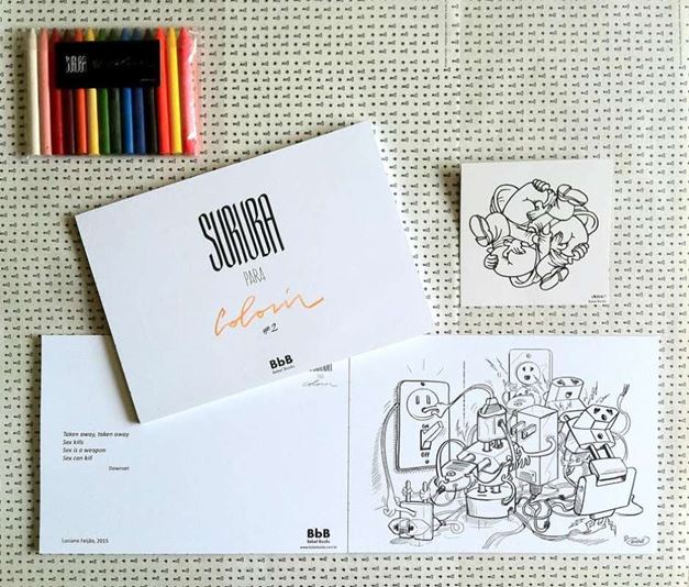 Editora lança livro para colorir com cenas de sexo