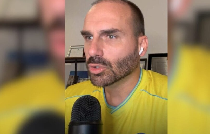 Eduardo Bolsonaro ameaça família de Moraes: 'vou atrás de cada um de vocês'