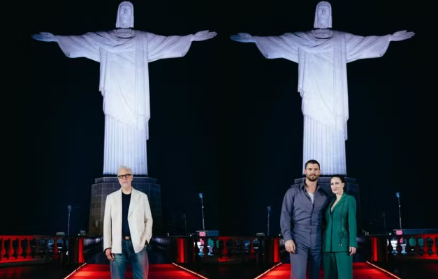 Elenco de 'Superman' está no Rio e posta momento no Cristo Redentor