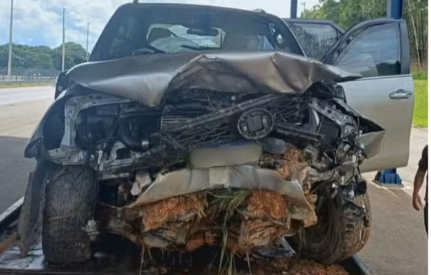 Empresário de Maiara e Maraísa sofre acidente de carro em Abadiânia