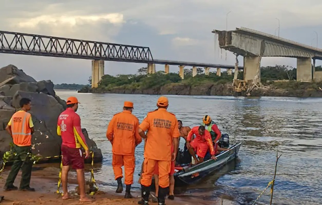 Encerrada busca ativa por desaparecidos em ponte que desabou no Tocantins