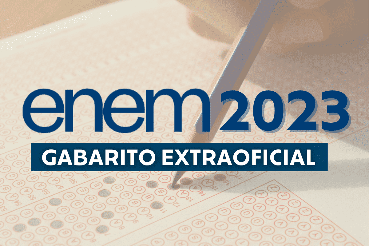 Enem 2023: confira gabarito extraoficial do primeiro dia de provas