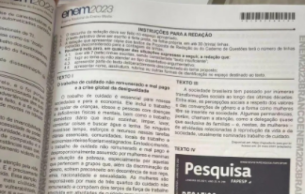Enem: PF é acionada após imagens da prova circularem nas redes sociais