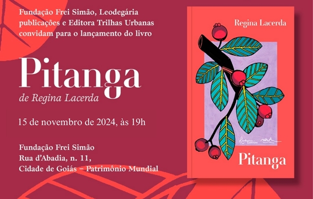 Escritora Regina Lacerda lança livro ‘Pitanga’ na cidade de Goiás