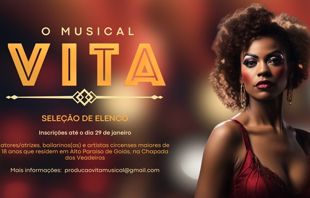 Espetáculo musical abre inscrições para teste de elenco em Goiás