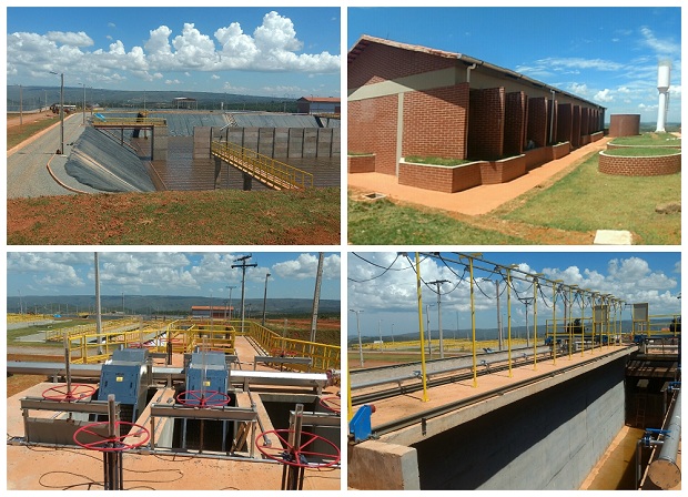 Estação de Tratamento de Esgoto de Águas Lindas será concluída em março