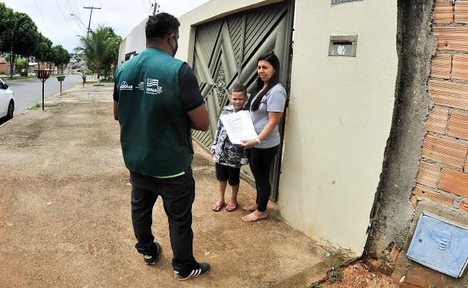 Estado cadastra imóveis para regularização fundiária em Água Limpa