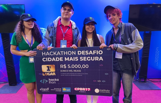 Estudantes goianos vencem desafio de inovação na Campus Party Brasília