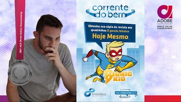 Ex-aluno do Senai Goiás conquista 2º lugar em mundial de design gráfico