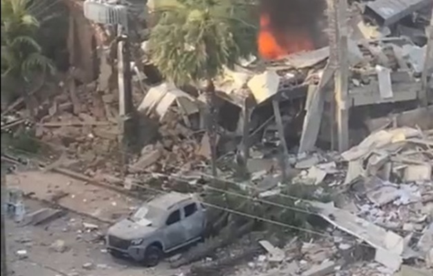 Explosão destrói restaurantes do grupo Coco Bambu e afeta 4 quadras em Teresina