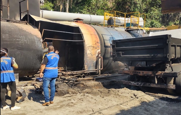 Explosão em usina de asfalto causou odor em bairros de Goiânia e Aparecida