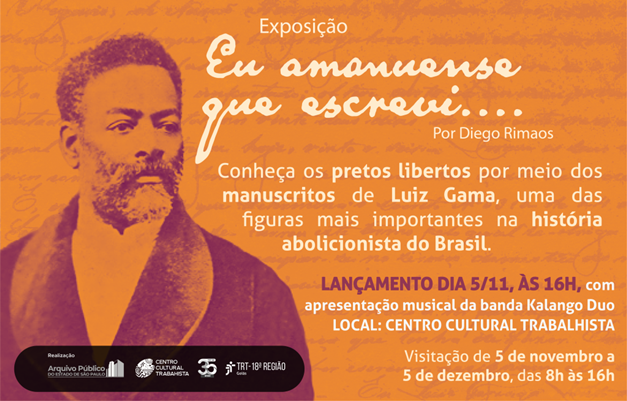Exposição “Eu amanuense que escrevi…” chega a Goiânia
