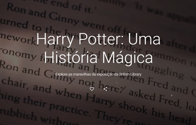 Exposição sobre 'Harry Potter' ganha visitação online no Google
