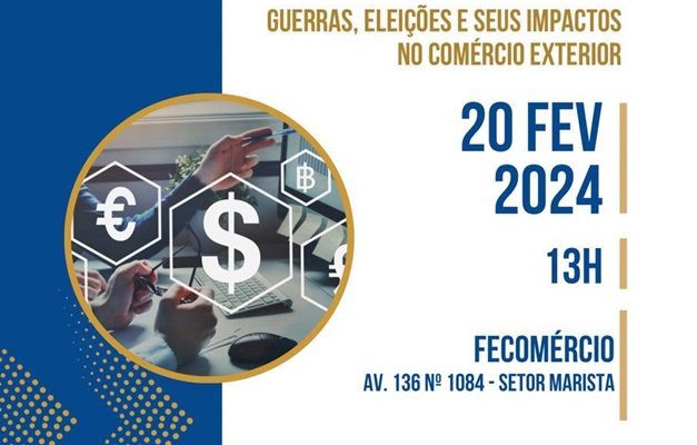 Fecomércio-GO debate perspectivas para o comércio exterior em 2024