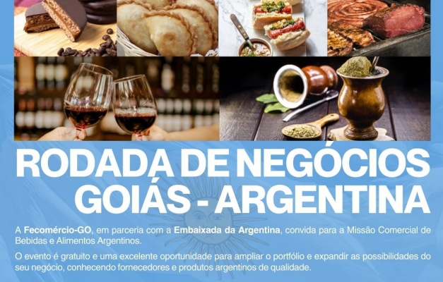 Fecomércio-GO promove Rodada de Negócios Goiás–Argentina