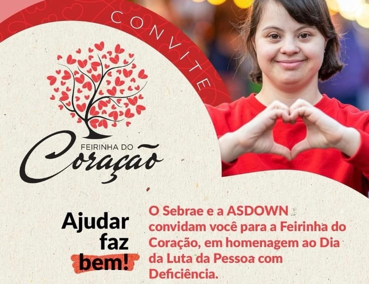 Feirinha do Coração arrecada fundos para ONG com apoio do Sebrae Goiás