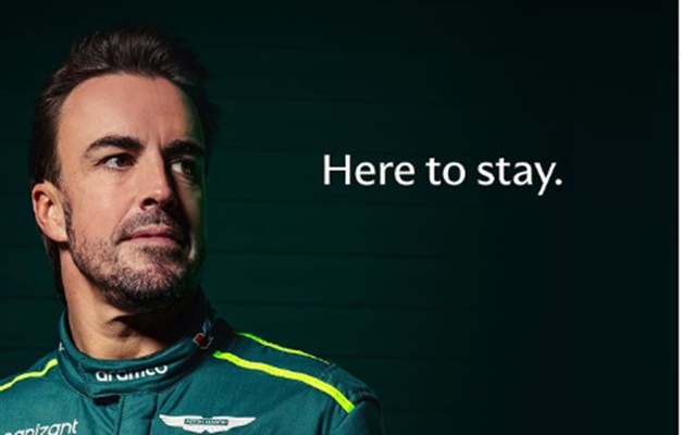 Fernando Alonso encerra boato sobre suposto interesse da Mercedes e renova com a Aston Martin