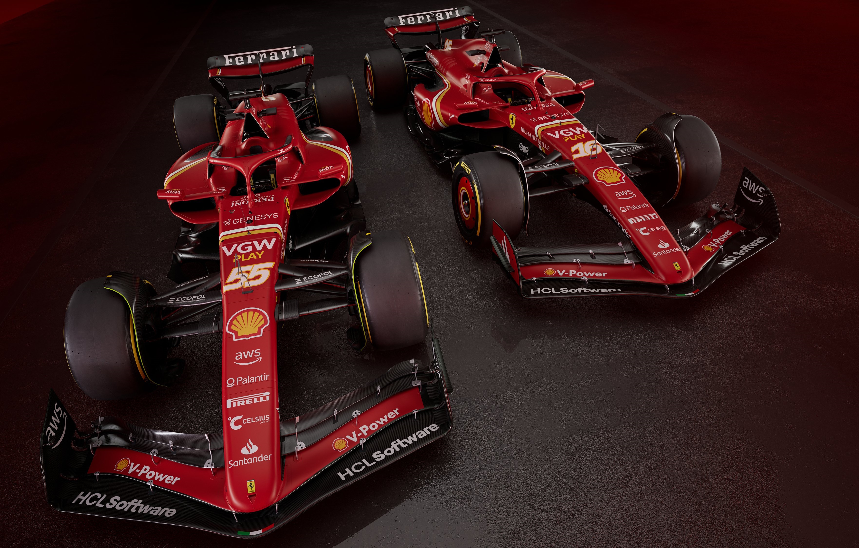 Ferrari apresenta modelo para a temporada 2024 da Fórmula-1, o último antes de Lewis Hamilton