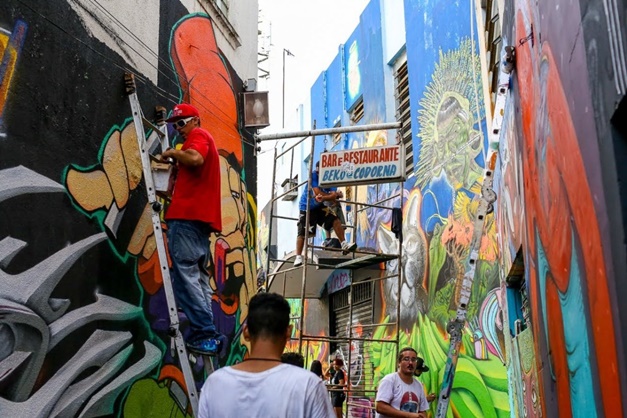 Festival Beco 3 reúne grafiteiros de todo o país em Goiânia