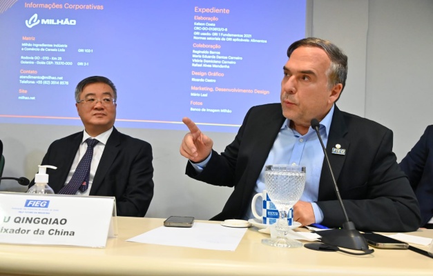 Fieg recebe embaixador chinês e apresenta potencial da indústria goiana