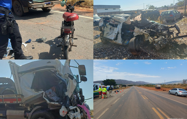 Fim de semana violento nas rodovias federais de Goiás deixa 11 mortos