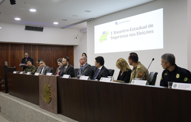 Forças de segurança participam de planejamento das eleições 2024 em Goiás