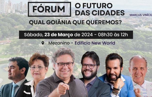 Fórum 'O Futuro das Cidades' debate melhorias para Goiânia