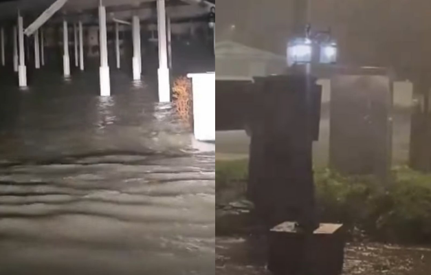 Furacão Milton toca solo da Flórida como uma tempestade de categoria 3