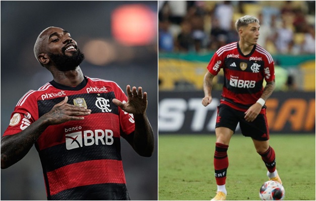 Gerson e Varela trocam socos durante treino do Flamengo antes de semifinal da Copa do Brasil
