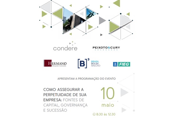 Goiânia: Inscrições para evento sobre Governança Corporativa estão abertas