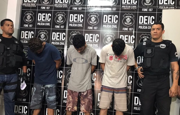 Goiânia: polícia apresenta suspeitos de matar mulher no Parque Anhanguera
