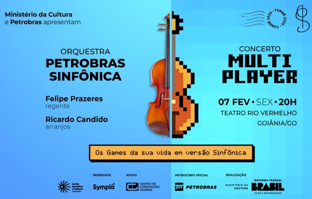 Goiânia recebe Concerto Multiplayer da Orquestra Petrobras Sinfônica