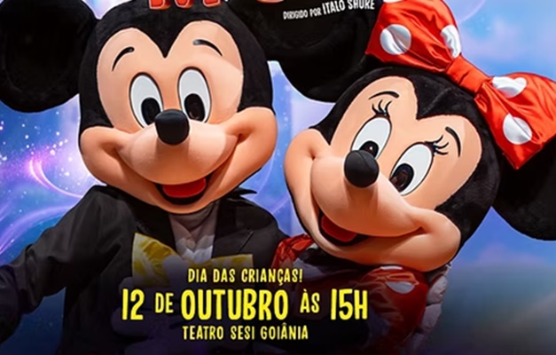 Goiânia recebe espetáculo infantil 'O Mundo Mágico do Mickey'