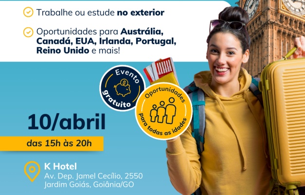 Goiânia recebe Feira do Intercâmbio com entrada gratuita