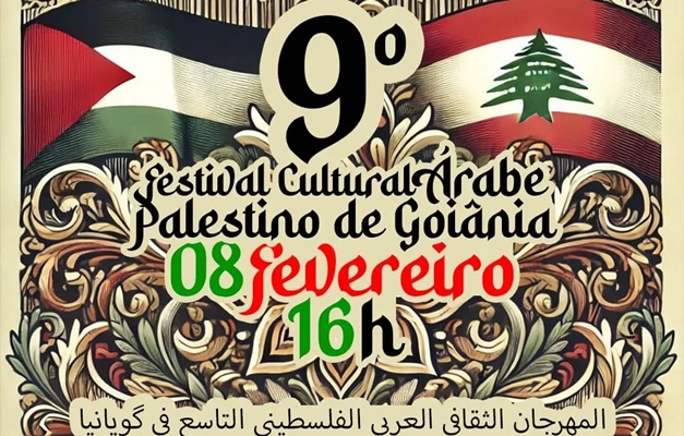 Goiânia recebe o 9º Festival Cultural Árabe-Palestino