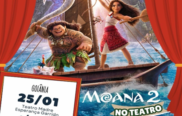 Goiânia recebe o espetáculo infantil ''Moana 2''