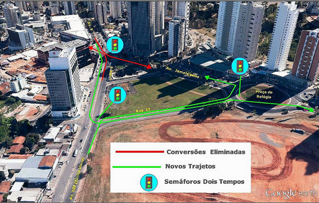 Goiânia: trânsito no Jardim Goiás recebe novas intervenções