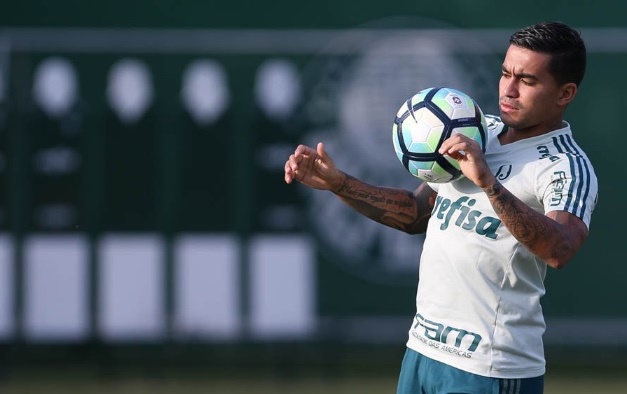 Goiano Dudu se recupera e treina, mas ainda é dúvida no Palmeiras