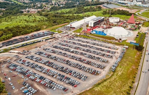 Governo de Goiás oferece 12 mil vagas de estacionamento para o Natal do Bem