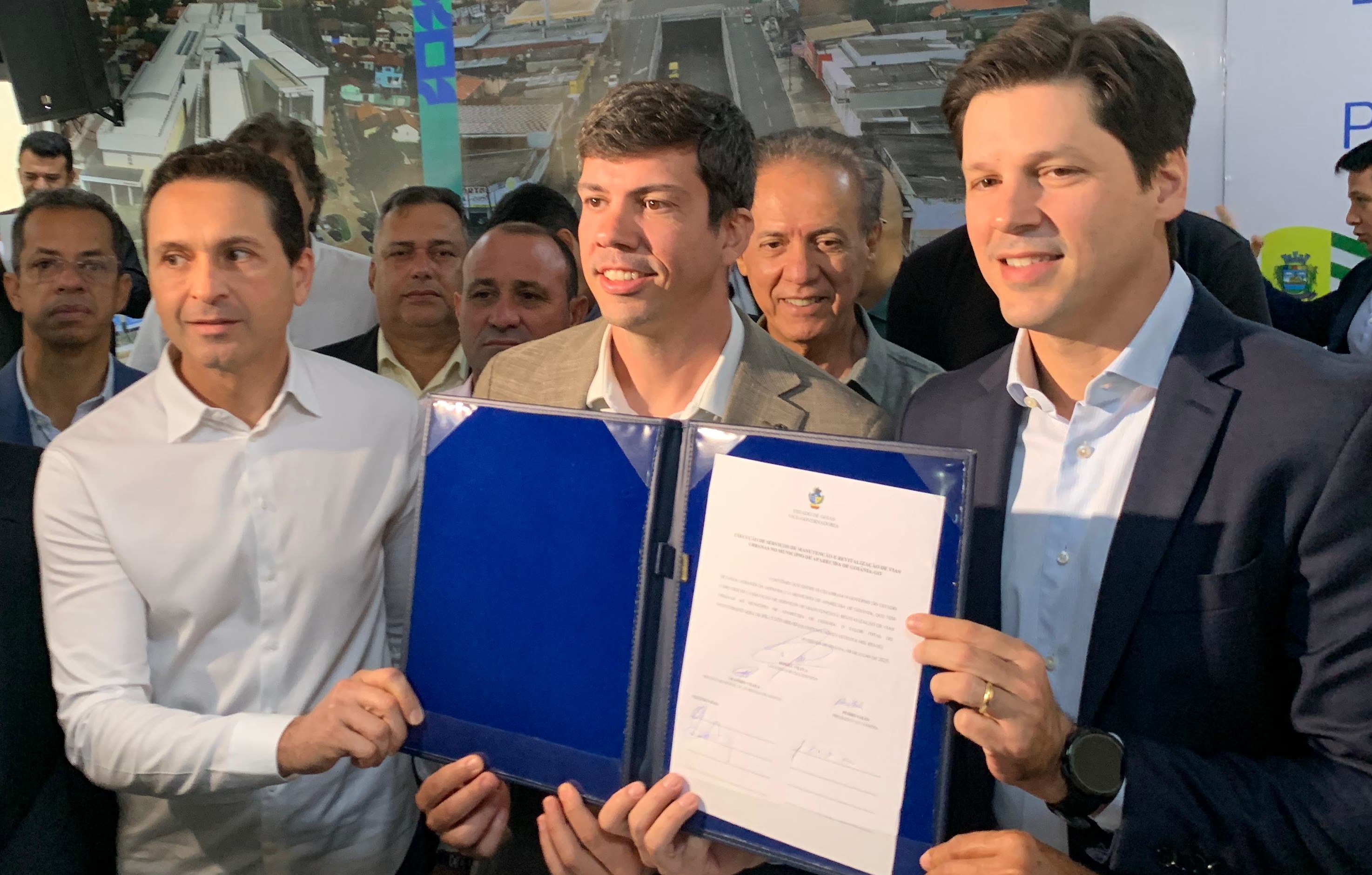 Governo e Prefeitura firmam convênios de R$ 18 mi para obras em Aparecida