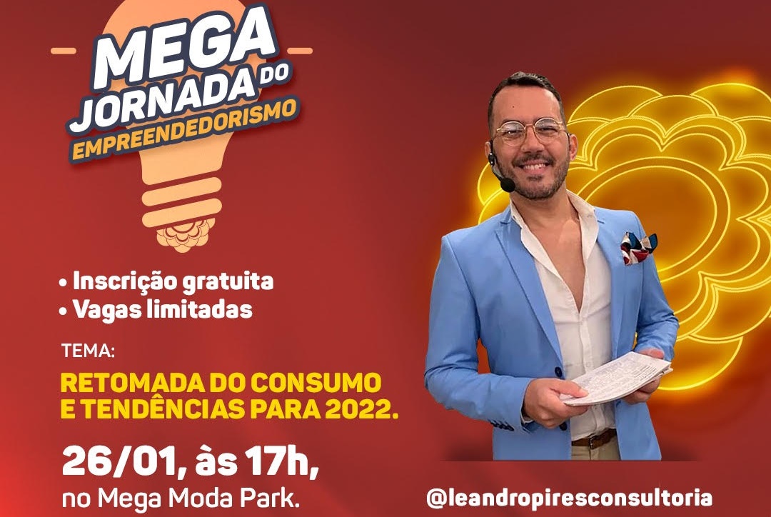 Grupo Mega Moda promove palestra gratuita sobre empreendedorismo em Goiânia