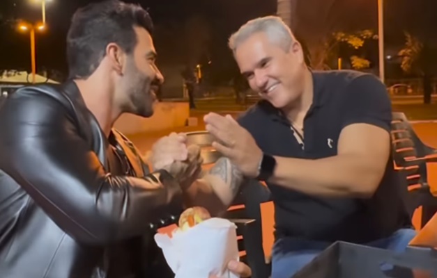 Gusttavo Lima revisita pitdog raiz após show na Pecuária de Goiânia