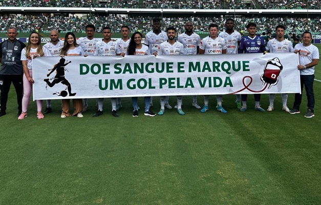 Hemocentro incentiva doação de sangue em partida entre Goiânia e Atlético-GO