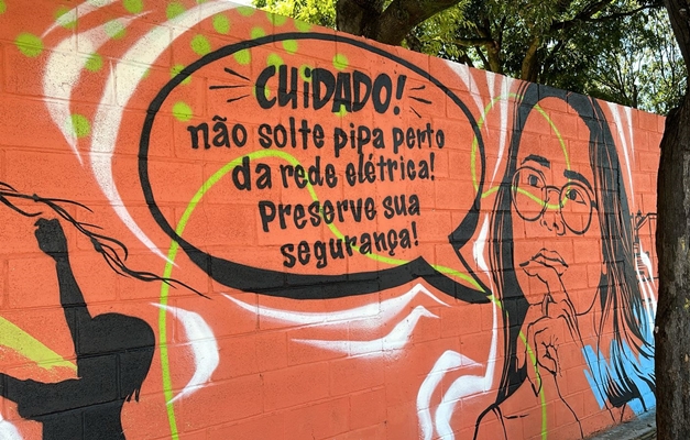 História da eletricidade em Goiás é recontada nos muros da Equatorial