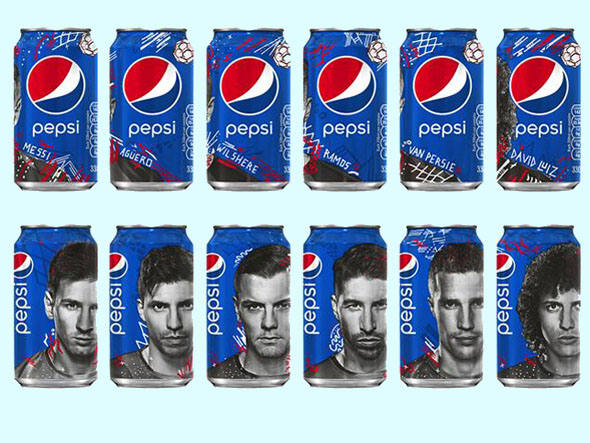 Pepsi vai estampar fotos de jogadores em latinhas